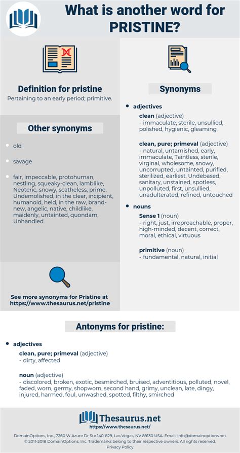 pristine antonyms|pristine meaning synonym.